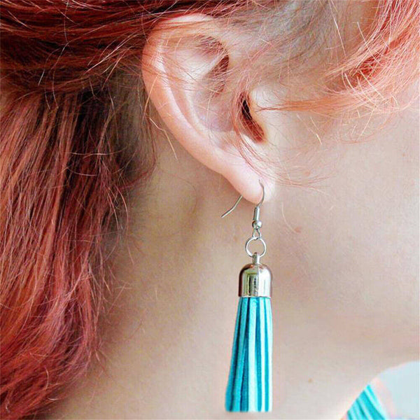 10-100x Leather Keychain Ring Tassel Pendants Bulk Mixed DIY Crafts Jewelry Maki