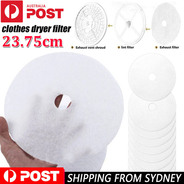 20PCS Clothes Dryer Filter Cotton Humidifier Exhaust Filters Cotton Dryer Round