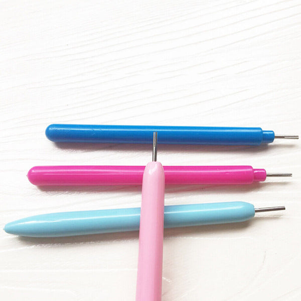 6Pcs Slotted Paper Craft Tool Handmade Kit DIY Winder Roll Paper Quilling Pen