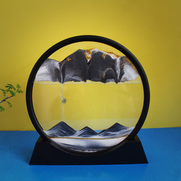 Moving Sand Art Sandscapes Motion Dynamic Flowing Picture 3D Deep Sea Display
