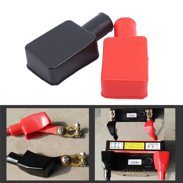 10PCS Car Battery Terminal Cover Caps PVC Insulating Protector Set