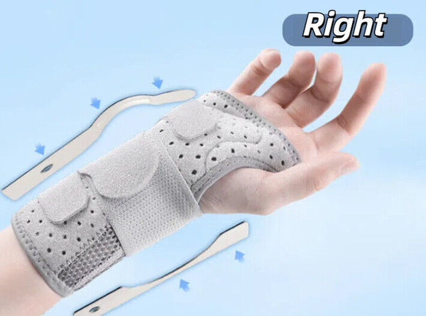 Carpal Tunnel Wrist Brace Night Sleep Support Splint Pain Women Men Arthritis