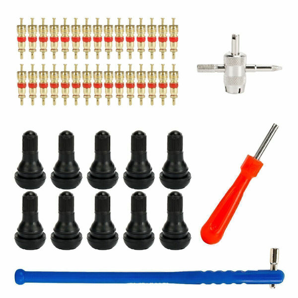 43pcs Car Tyre Valve Stem Puller Set Quick Remover Tire Repair Installation Tool