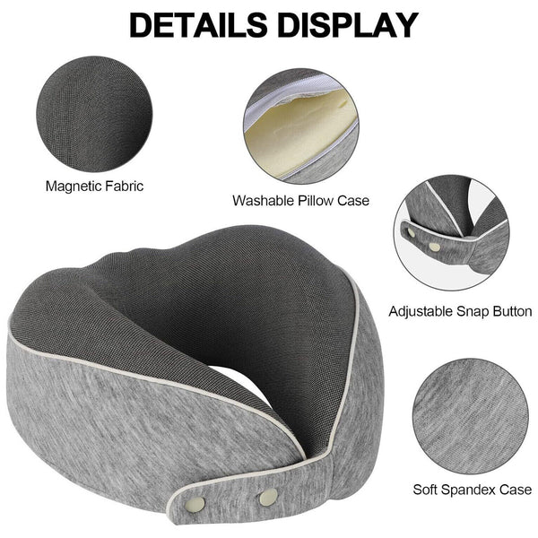 Neck Pillow for Travel Comfortable & Breathable Soft Memory Foam U Shaped Pillow