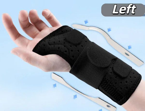 Carpal Tunnel Wrist Brace Night Sleep Support Splint Pain Women Men Arthritis