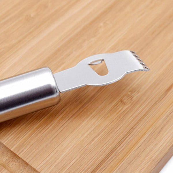 Lemon Zester Citrus Knife Tool Stainless Steel Garnish with Channel Grater Lime