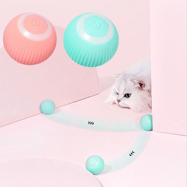 Automatic Rolling Ball Smart Electric Self-moving Pet Cat Dog Interactive Toy AU
