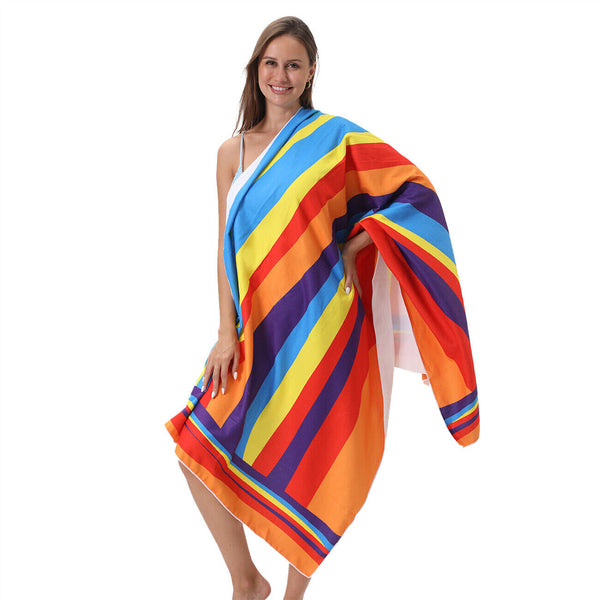 100x180cm Microfiber Bath Beach Towel Gym Sport Footy Travel Yoga Swimming