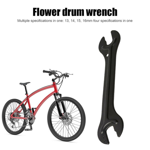 2PCS Bike Hub Cone Wrench Bicycle Wheel Axle Pedal Spanner 13-16 mm Repair Tool