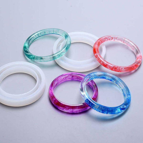 Silicone Jewelry Making Bracelet Mold Bangle Resin Casting Epoxy Mould Tool DIY