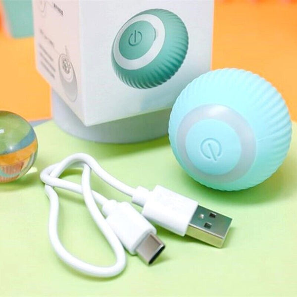 Automatic Rolling Ball Smart Electric Self-moving Pet Cat Dog Interactive Toy AU