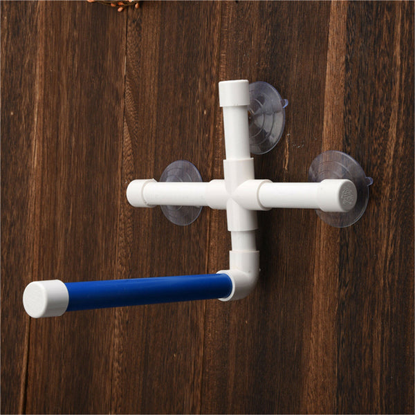 2PCS Bird Perch Stand Parrot Play Paw Grinding Stands Shower Bath Platform Toys