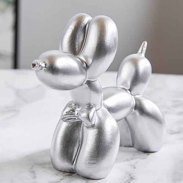 Decor Ornament Sculpture Gift Kids Room Home Resin Crafts Small Balloon dog Cute