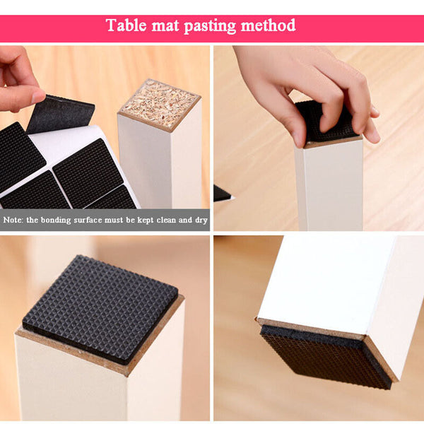 186 Pcs Chair EVA Leg Covers Floor Protectors Table Furniture Feet Cap Felt Pads