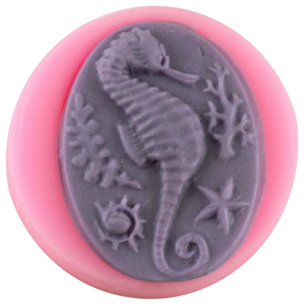 Sea Shell Seahorse Silicone Fondant Mould Cake Craft Starfish Icing Baking Mold