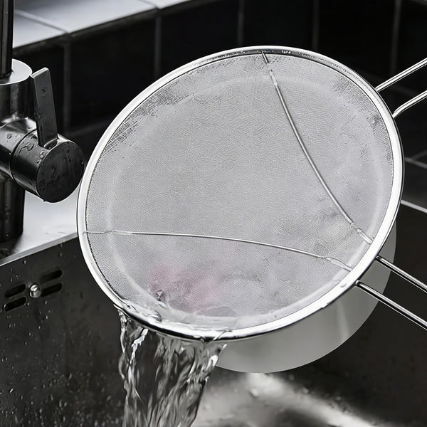 Stainless Steel Fine Mesh Splatter Screen Guard for Frying Pans