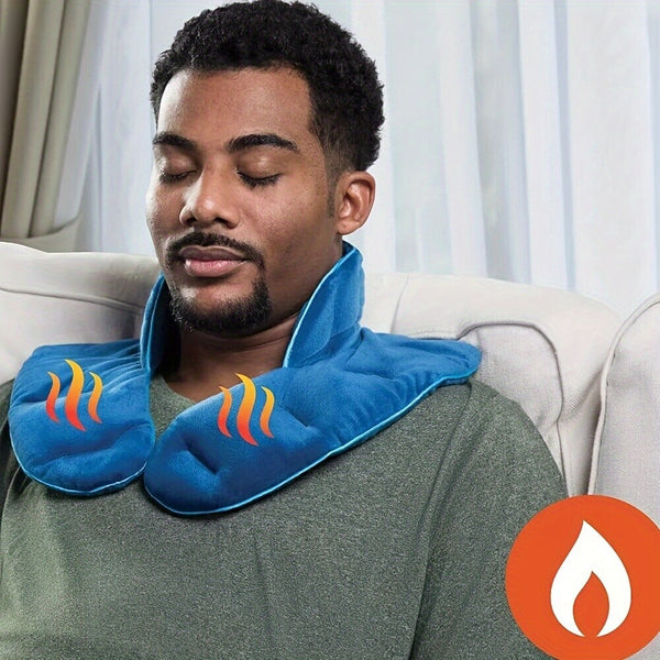 Microwavable Neck Shoulder Heating Pad Reusable Hot Cold Therapy Wrap
