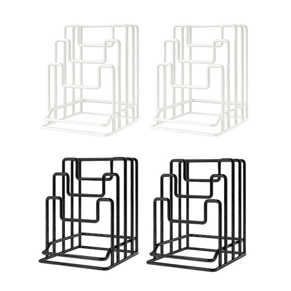 2PCS Metal Cutting Board Stand Kitchen Countertop Vertical Chopping Board Holder
