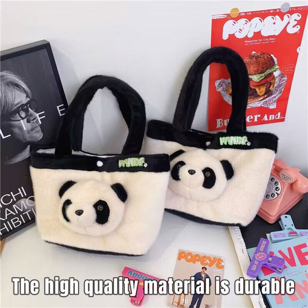 Cute Panda Plush Crossbody Bag | Kids Shoulder Purse for Girls & Travel Gifts