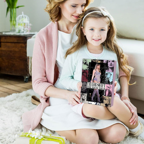 Advent 24 Days Christmas Taylor Swift Bracelet Countdown Calendar DIY Gifts Xmas