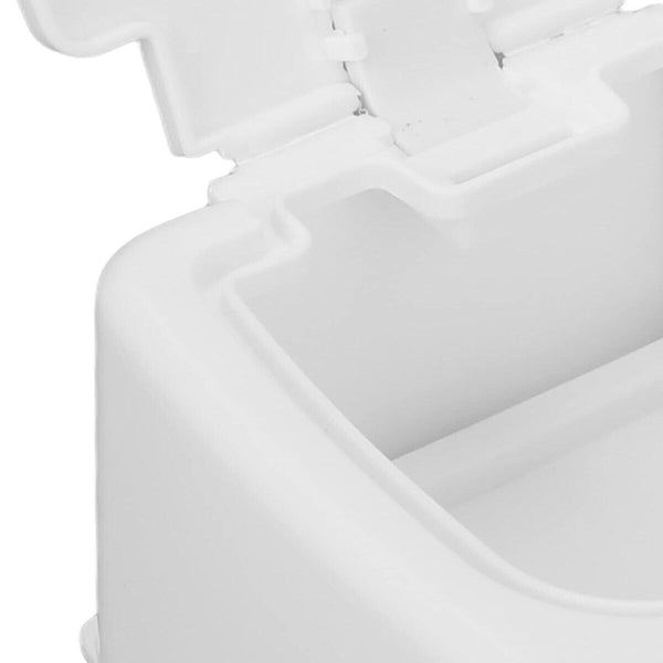 Small Plastic Desktop Storage Box with Lid Organizer Bucket for Office Home Use