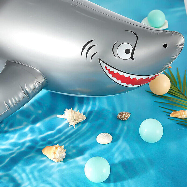 PVC Simulation Inflatable Shark Fun Water Toys For Kids Children Swimming Pool