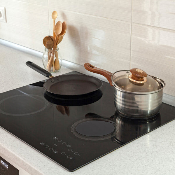 10PCS Silicone Induction Cooktop Mat Heat Resistant Protector Pads