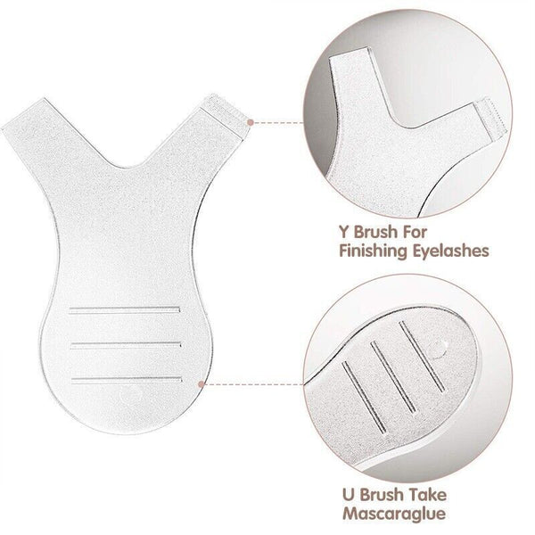 10PCS Eyelash Lashes Lifting Lift Perm Y Comb Brushes Tool Separating Brush AU