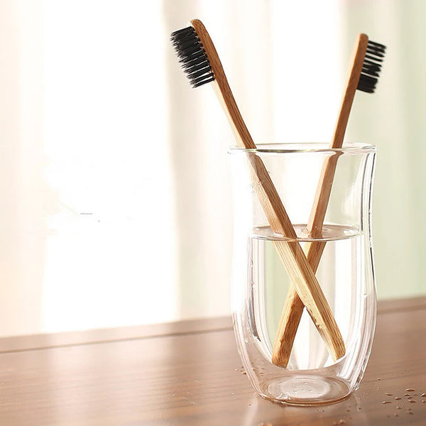 Bamboo Toothbrushes (10pc) – Eco Soft-Bristle Oral Care Set