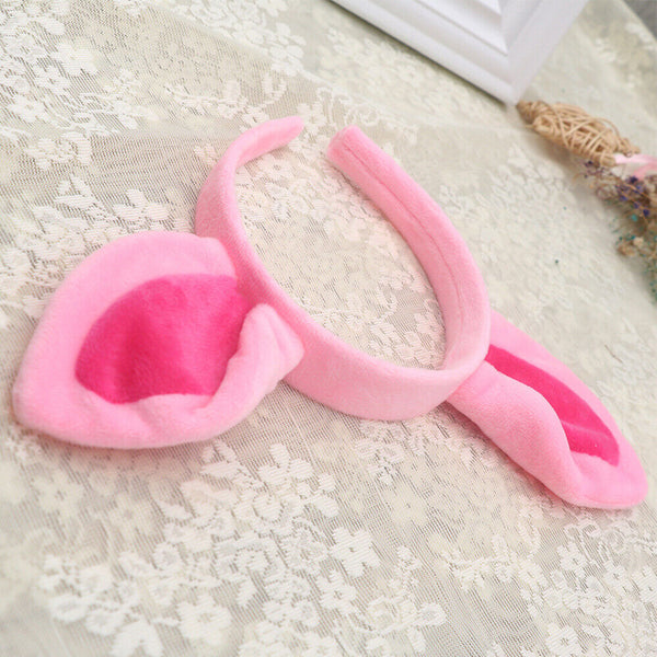 3-Piece Set Animal Pig Ears Nose and Tail Dress Accessory Costume Outfit Fancy