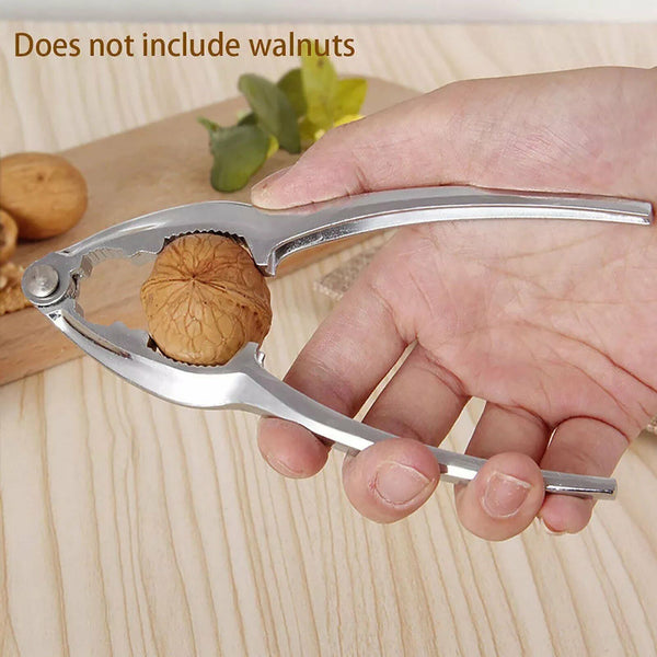 Nut Cracker Plier Sheller Opener Walnut Almond Chrome Kitchen NutCracker