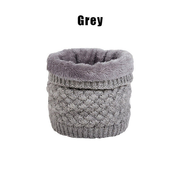 Winter Neck Warmer Tube Scarf Thermal Fleece Snood Unisex Knit Gaiter