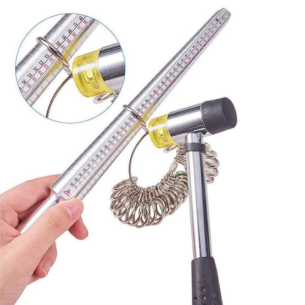 4 Pack 25cm Rubber Mallet Soft Face Hammer – Double Sided Non Marking DIY Hammer with Grip Handle
