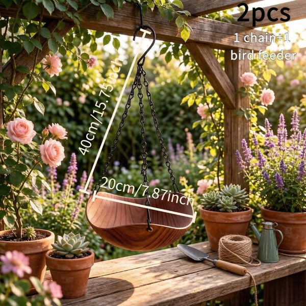 Hanging Bird Feeder Outdoor Garden Hummingbird Water Dispenser Feeder NEW