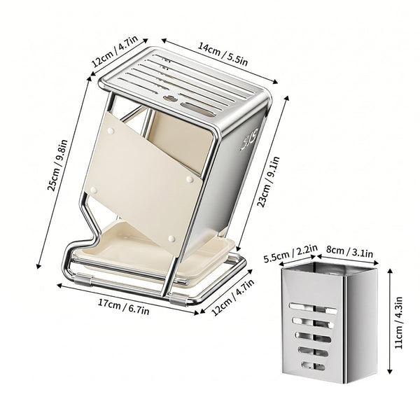 Knife And Chopstick Holder Knife Holder Knife Block Kitchen Knife Rack Premium