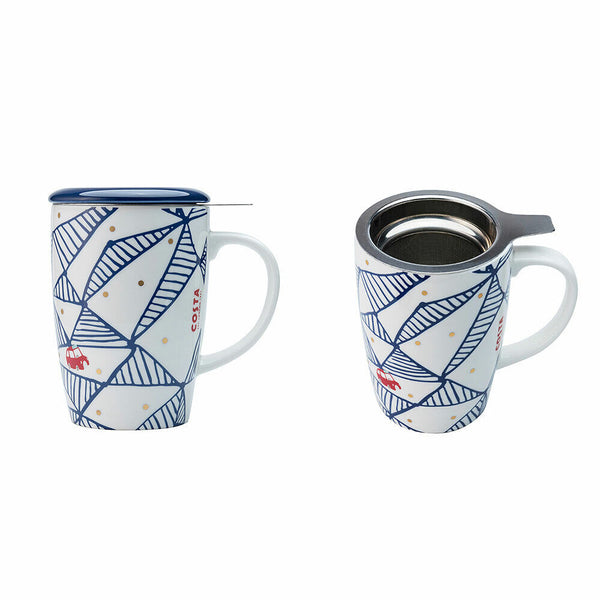 RAU Tea Mesh Infuser Stainless Steel Strainer Mug Keeps warm Filter