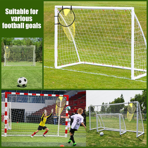 2PCS Football Target Net Soccer Target Goal Net Soccer Top Bins Goal Target Bags
