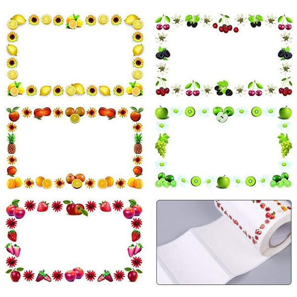 500X Adhesive Freezer Food Jam Stickers Label Kitchen Sticker Food Storage Label