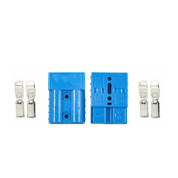 6x Connectors Anderson Style Plug DC Power 50AMP Solar Caravan 6AWG BLUE AU