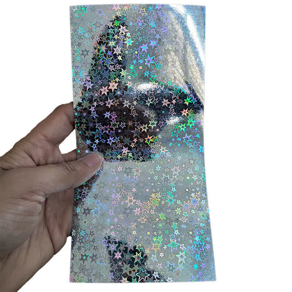 20pcs Reflective DIY Fishing Lure Sticker Holographic Adhesive Film Flash Tape