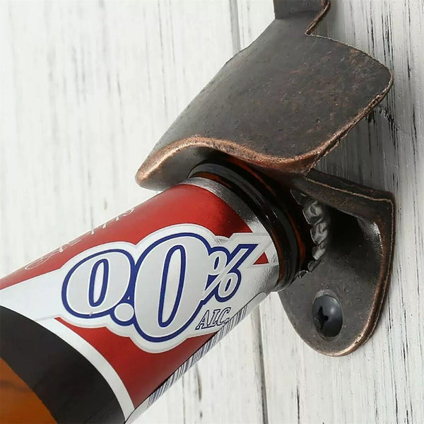 10X Sets Vintage Bottle Opener AU Bar Glass Beer Tool Wall Mounted Bar Beer Tool