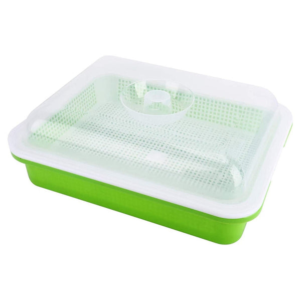 1PC Seed Sprouter Tray with Lid BPA Free Bean Sprout Grower Sprouting Seeds Tray