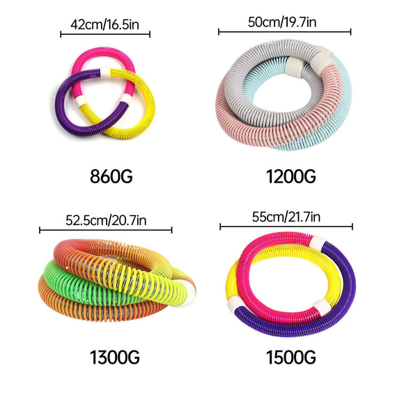 Soft Hula Hoop Adjustable Fitness Exercise Slimming Waist Ring for Adults AU