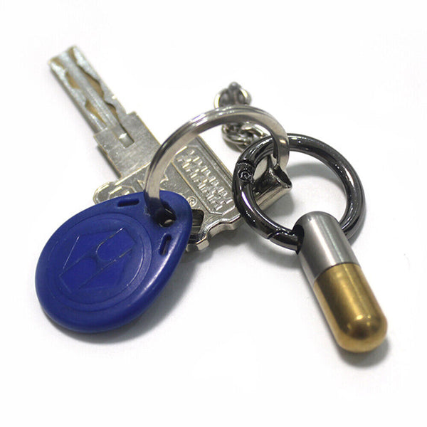 Capsule Knife Key Ring Outdoor Portable Split Keychain Cutting Tool Cutter