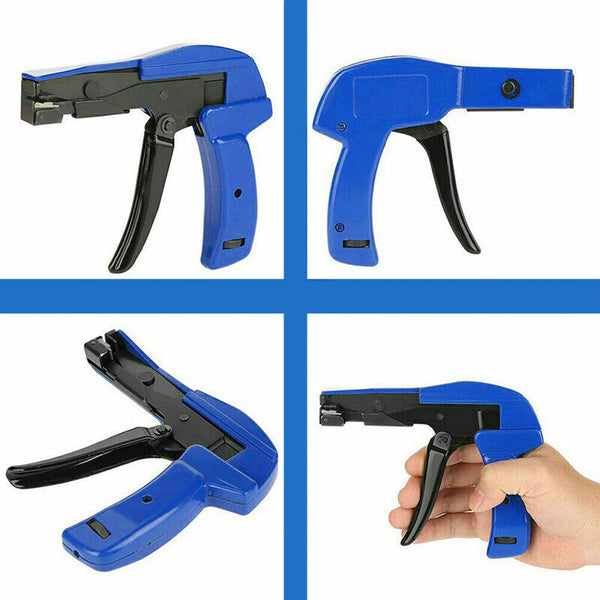 Cable Tie Gun Tension Fastener Tensioning Cutting Tool For 2.4-4.8mm Nylon Wire