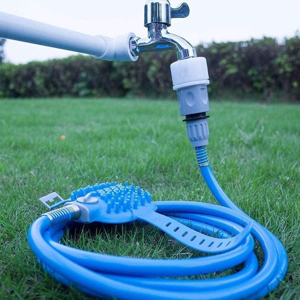 Pet Dog Cat Bathing Sprayer Washing Massage Cleaner Shower Hose Brush Silicone