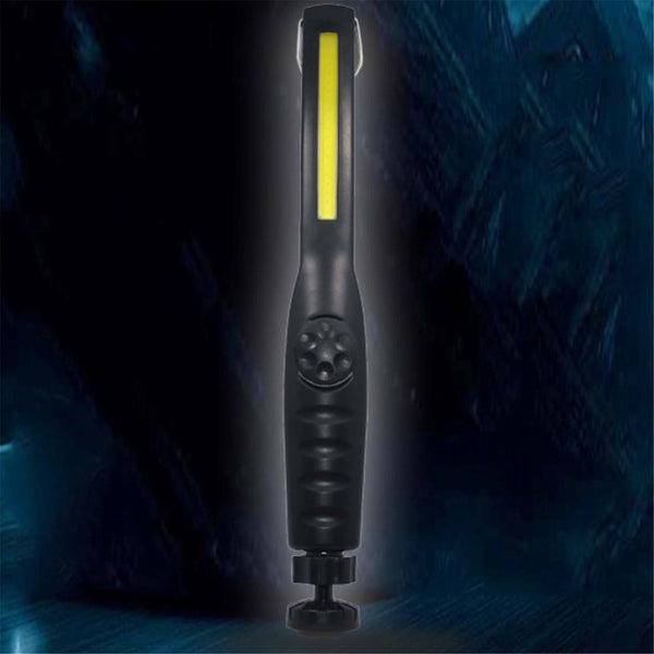 LED COB Work Light Inspection Magnetic Flashlight Strip Rechargeable USB Torch