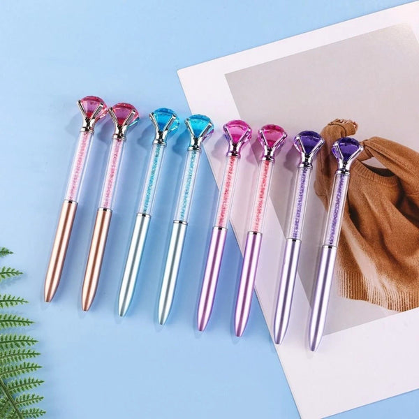 Diamond Crystal Pen Set – Colourful Bling Ballpoint Pens Gift Pack (5/10/25/50 Pcs)