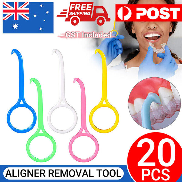 20pcs Aligner Removal Tool Invisible Braces Extractor Tooth Hook for Adult Child