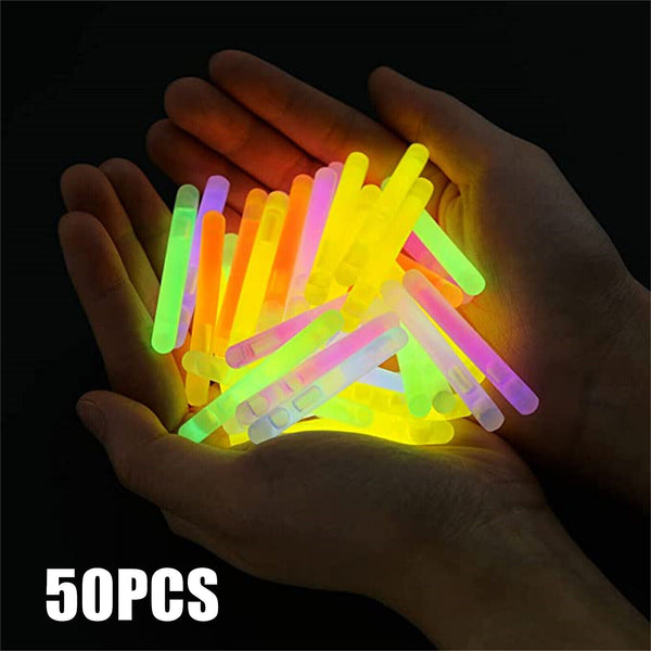 Mini Glowsticks 4.5x39mm Rave Fishing Party Glow Sticks Multi Colours